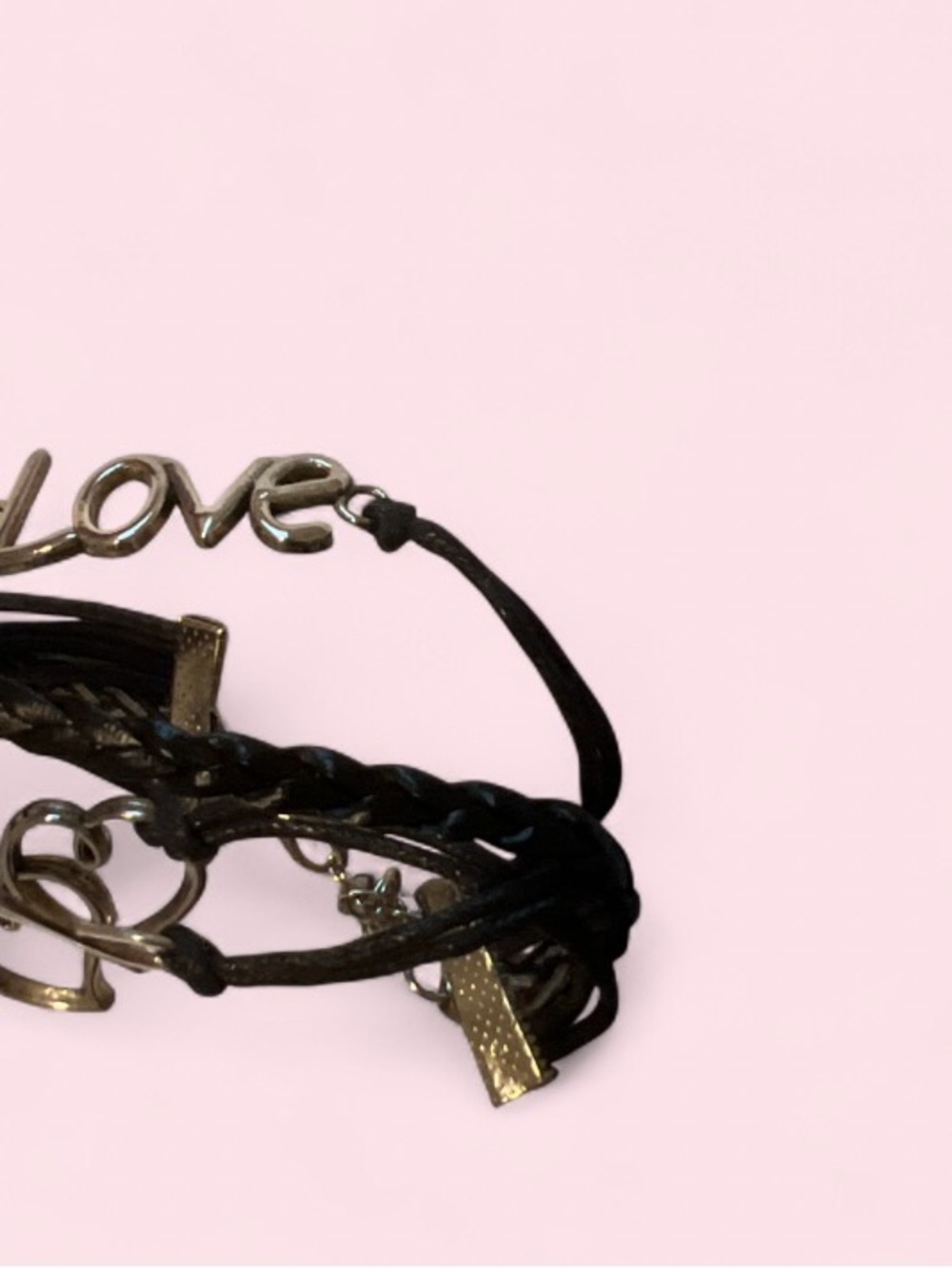 Vintage style bracelet with charms